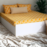 Mustard Geometric - Bedset
